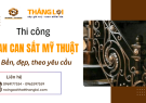 Thi công lan can sắt mỹ thuật theo yêu cầu – Bền đẹp, tinh tế 
