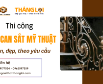 Thi công lan can sắt mỹ thuật theo yêu cầu – Bền đẹp, tinh tế  
