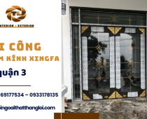 Thi công lắp đặt nhôm kính xinfa quận 3 