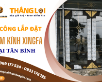 Thi công lắp đặt nhôm kính Xingfa Tân Bình 